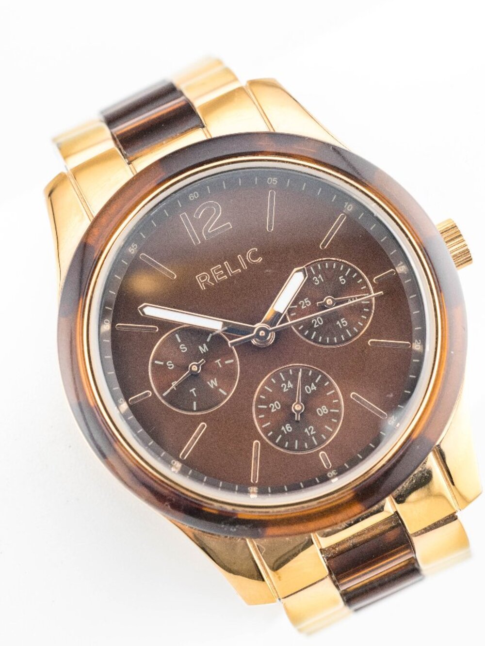 RELIC ZR15655 Multi-Function Quartz Analog Women's Watch New Battery